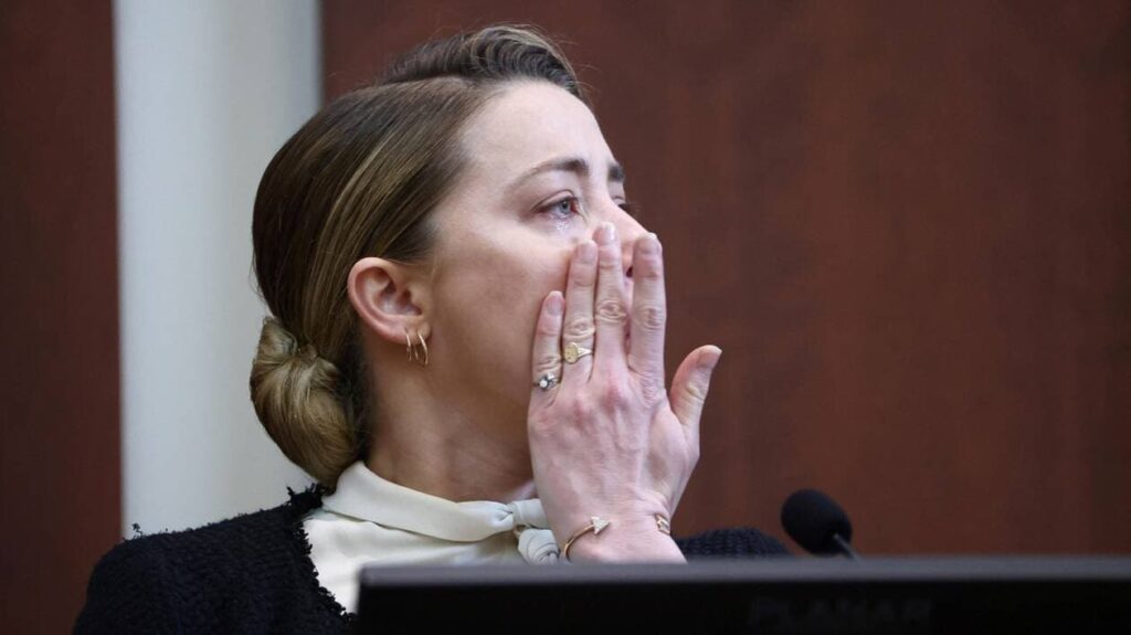 In court facing Johnny Depp, Amber Heard, in tears, recounts three days of hell in Australia