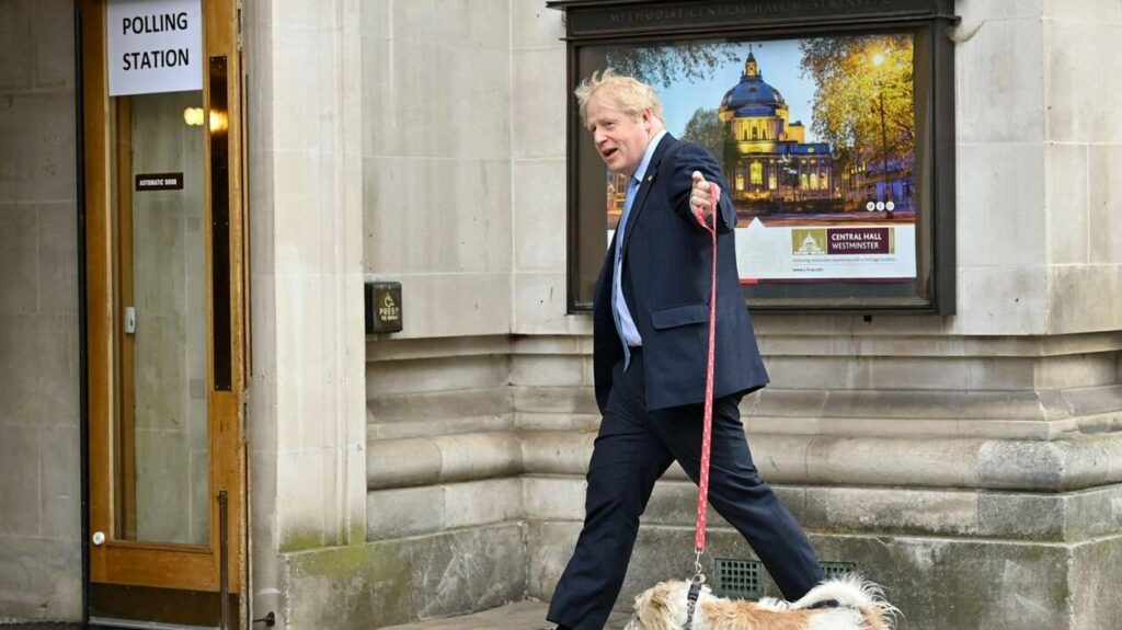 UK.  Boris Johnson disavowed at the polls