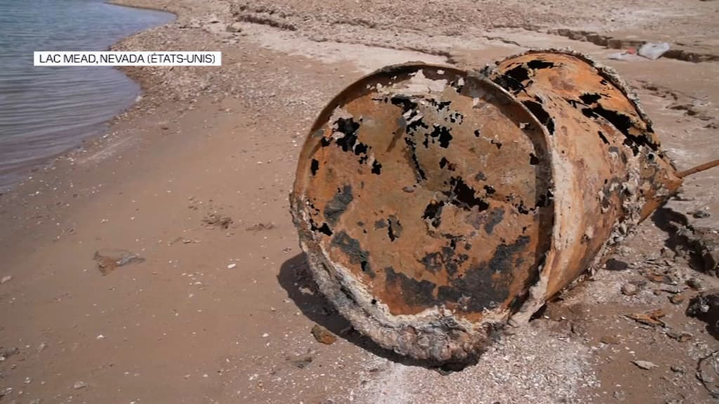 Drought brings skeletons of mob victims to surface of lake near Las Vegas