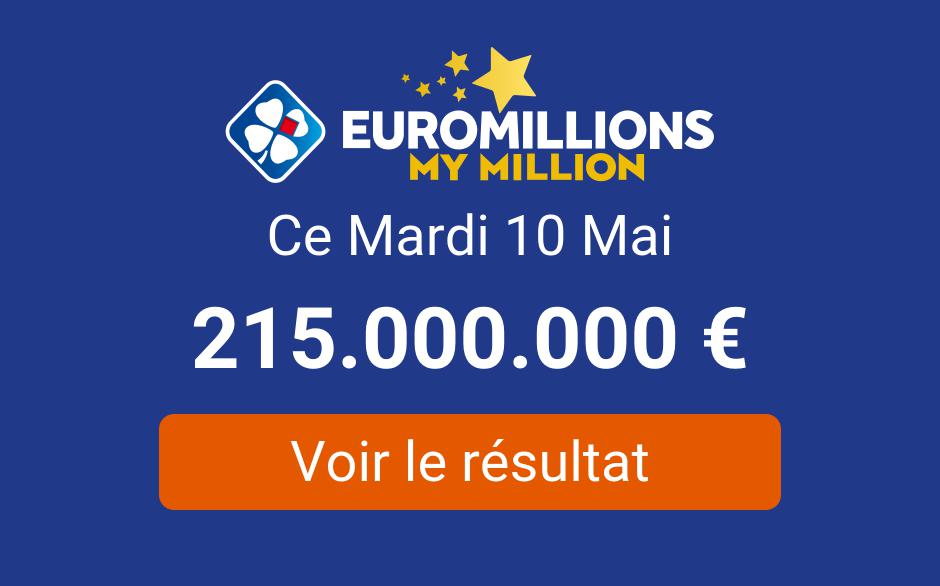 Euromillions result this Tuesday, May 10, 2022: My Million draw available