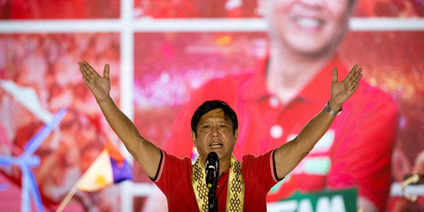 In the Philippines, Ferdinand Marcos Junior, the son of the former dictator, about to be elected President of the Republic