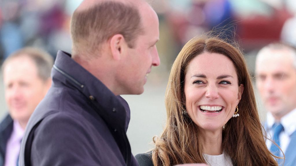 Kate Middleton still cracks in front of a baby, Prince William releases his favorite joke