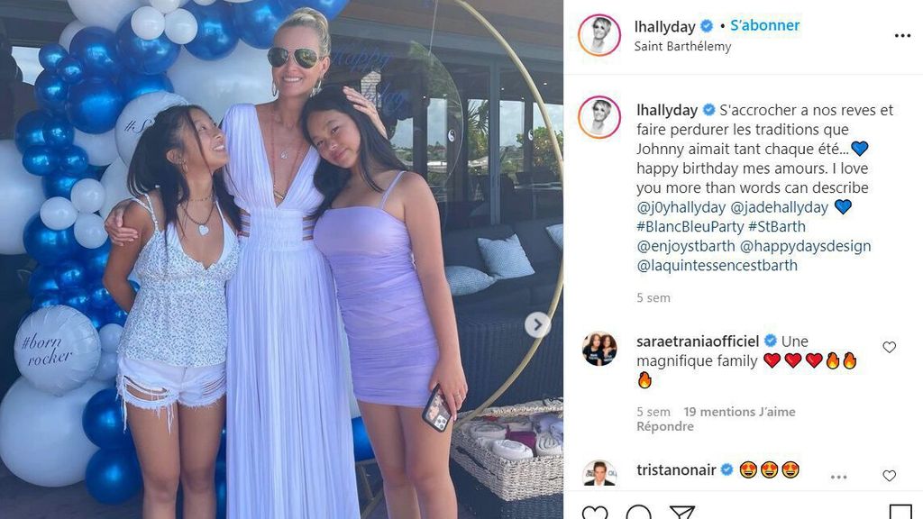 Laeticia Hallyday barely recognizable in the heartbreaking snapshot of her daughter Joy for Mother's Day