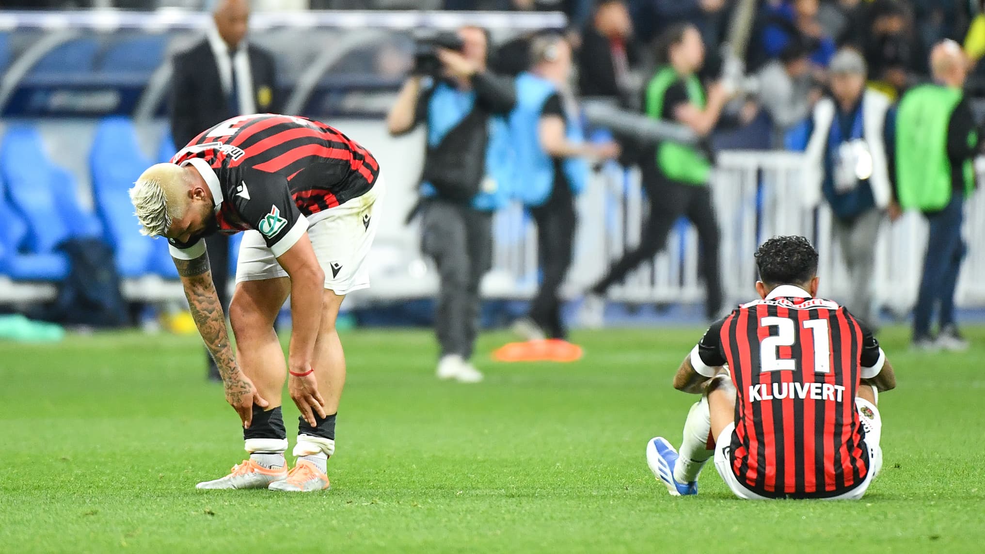 OGC Nice shot down after the final