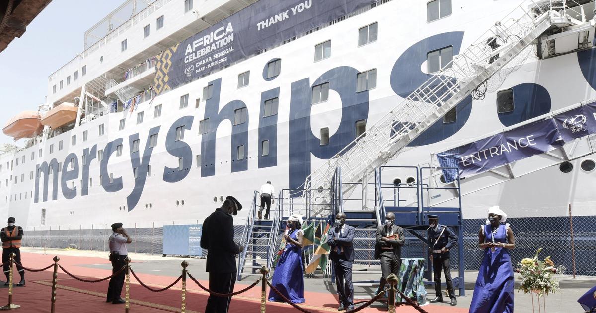 World's largest civilian hospital ship debuts in Dakar