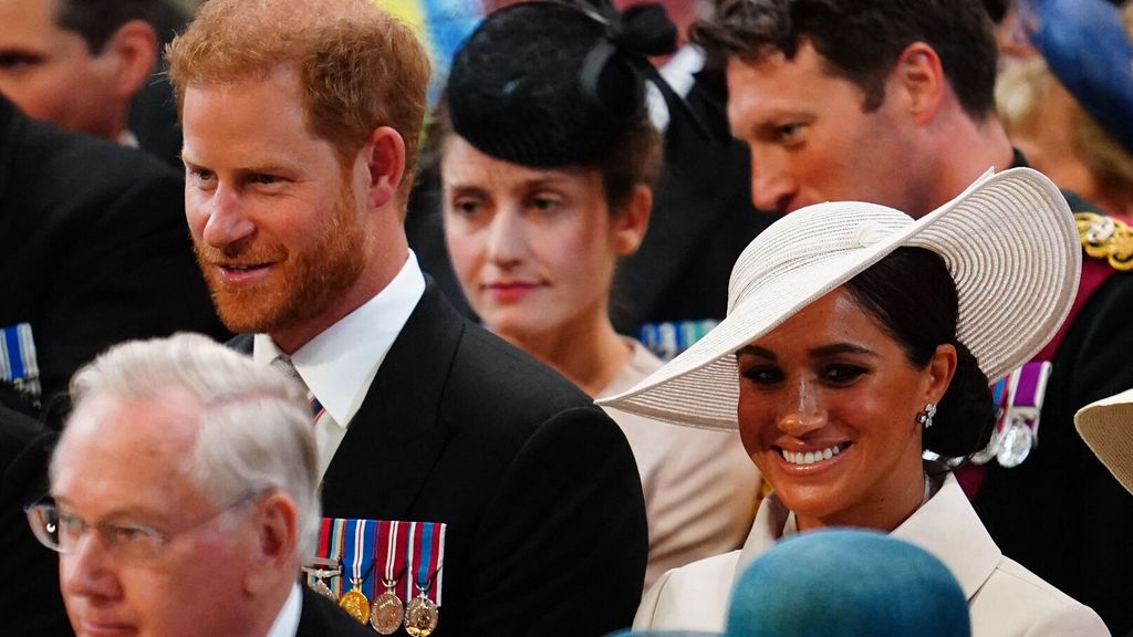 Meghan Markle : ces quatre mots dits en catimini au prince Harry en pleine messe du Jubilé